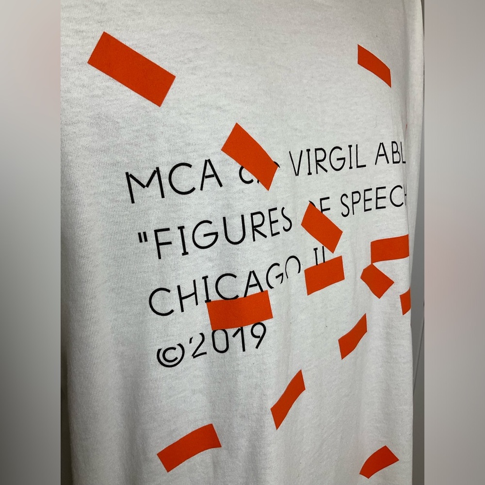 Virgil Abloh Mca Figures Of Speech Lines Tee - image 7